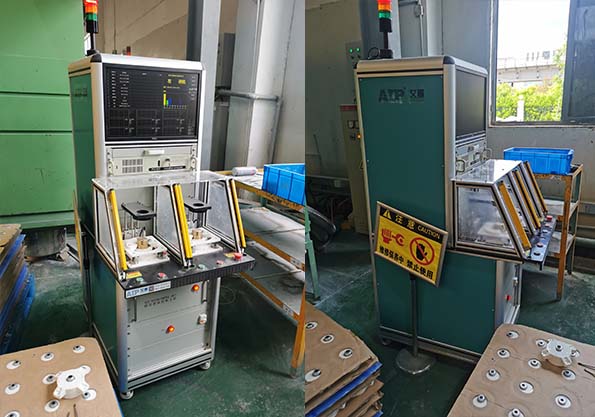 空調(diào)風扇無刷電機定子測試系統(tǒng)應用現(xiàn)場