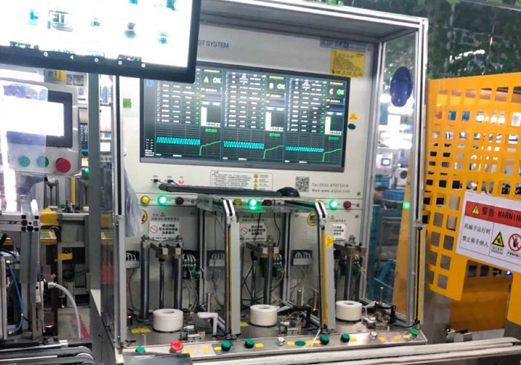 直流無刷電機檢測系統(tǒng)應用現(xiàn)場
